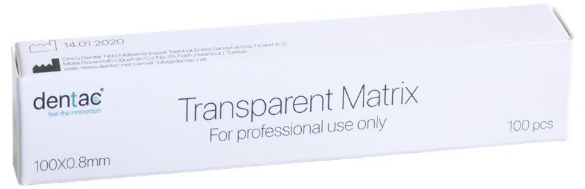 Dentac Transparan Matris Bandı