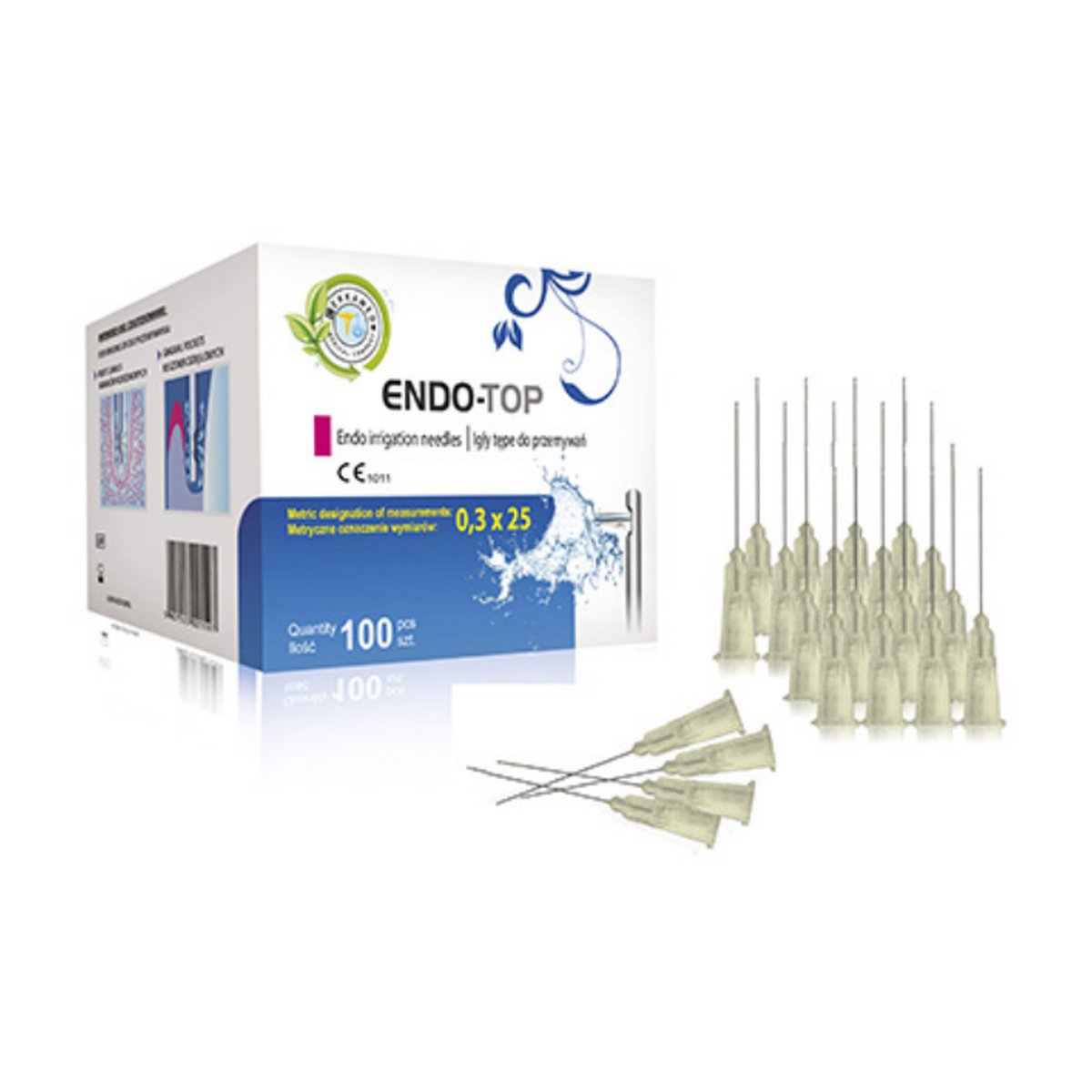 Cerkamed Endo Top – 100 adet irrigasyon kanülü